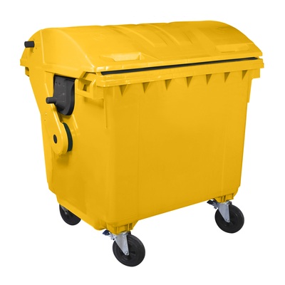 Container 1100L cu capac semi-rotund - Albastru